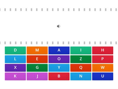 Find the match - Alphabet