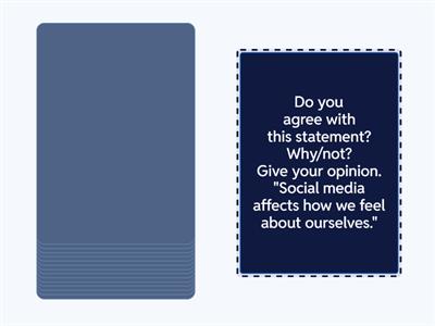 Speaking cards - B2 level