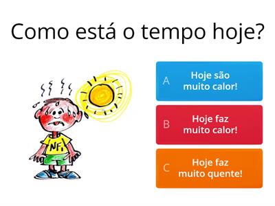 Falando do tempo e clima em Português