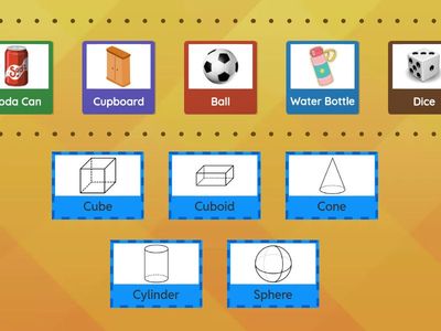 2D and 3D Shapes - Speed Sorting - Math Kelas 2 SD
