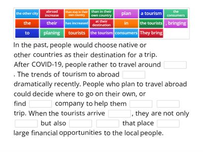 Tourism Feedback 2 Error Correction