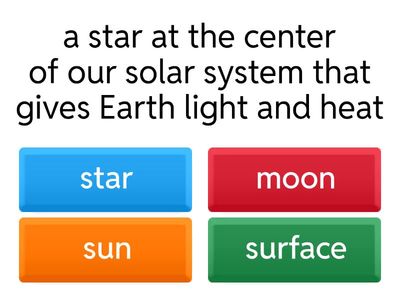 Quiz The Sun and Moon