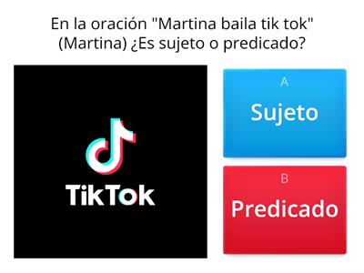 Sujeto y predicado 4 °