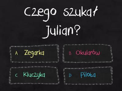 Test "Rany Julek! O tym jakJulian Tuwim został poetą"