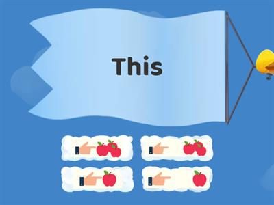 Determiners: This, that, these, those.