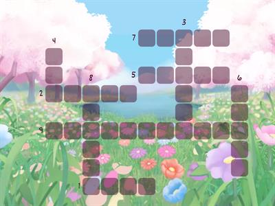 Tu Bishvat Cross Word Puzzle