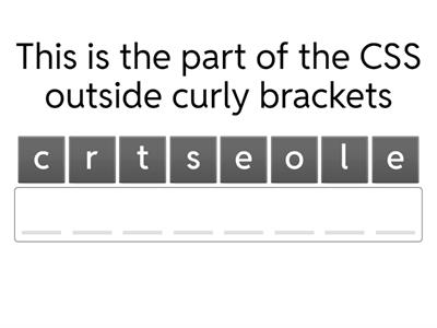 Plenary HTML and CSS