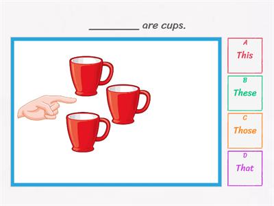 this that these those