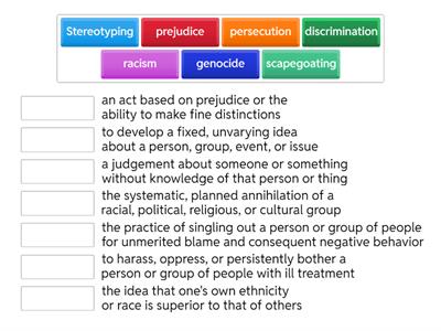 Tolerance Vocabulary