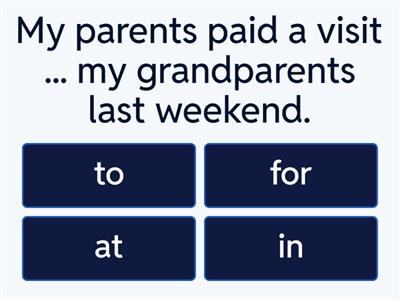 Prepositions with Nouns. Part 2