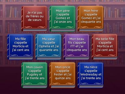 Addams family French game