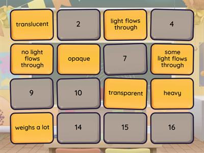 Year 5 - Properties of materials
