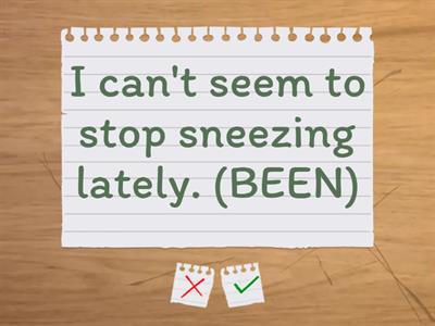 Present Perfect Simple and Continuous - SpeakOutB2 9ano