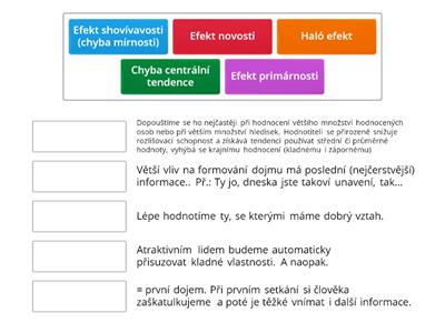 1/2 Chyby a zkreslení sociální percepce