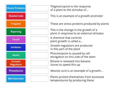 Plant Responses Leaving Cert Biology