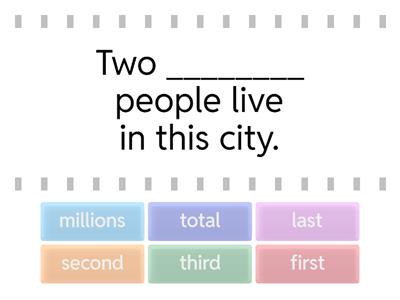 U30  Cardinal Numbers (2)