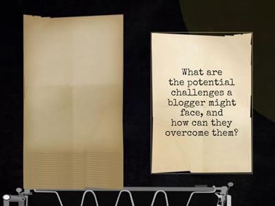 Being a blogger Speaking Cards