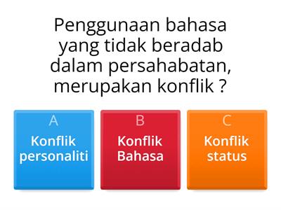 Kuiz Uji Minda (Unit 5: konflik dalam Adab Persahabatan)