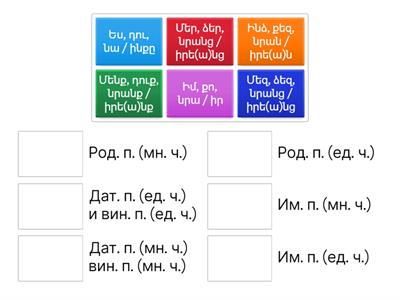 4.18 Местоимения по падежам (1)