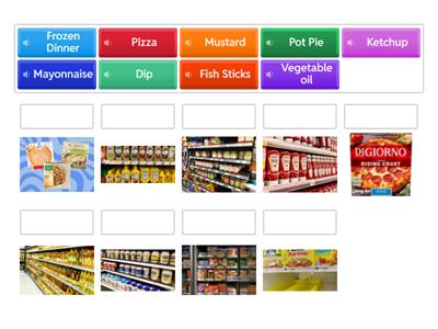 Grocery (Frozen section/Condiments)