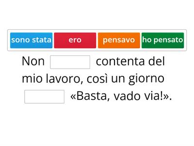 Imperfetto o passato prossimo_A2.2