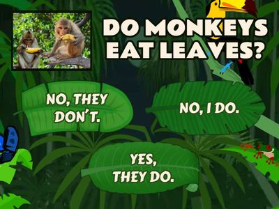 PRESENT SIMPLE THE ZOO - ANIMALS - DO/DOES