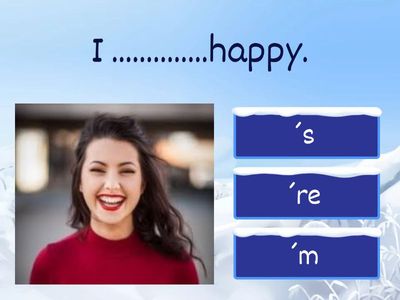 To be - positive, short forms