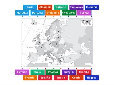 MAPA POLÍTICO EUROPA