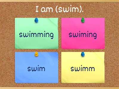 Present continuous spelling rules