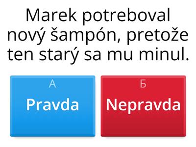 Nákup: Pravda/Nepravda