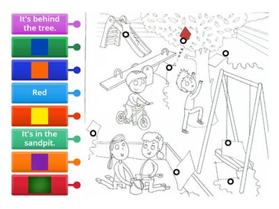 Colours AS1 U6 Review 3 Listening 2.26 Kites colours prepositions