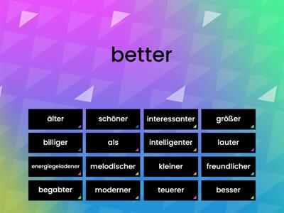 Stimmt 3 German music comparatives