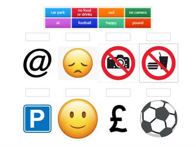 ESOL Entry 1 Symbols