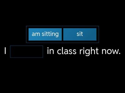 Present Continuous vs Simple Present