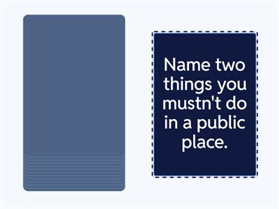 Modals of Obligation and Prohibition B1-B2