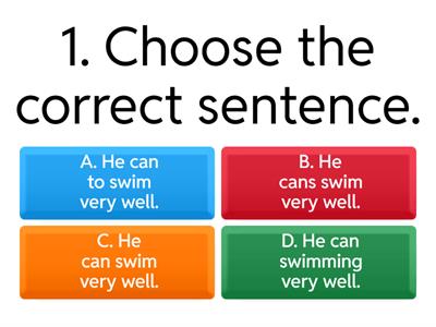 Grammar & Vocabulary Test (A2–B1)
