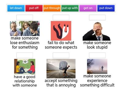 Solutions phrasal verbs