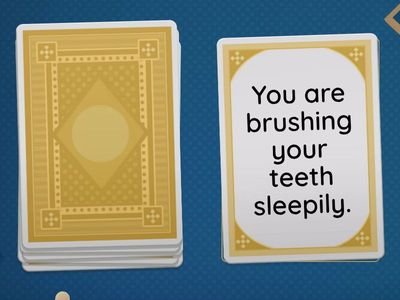 Today 3. Unit 7. Miming game A