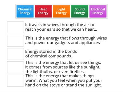 Types of Energy