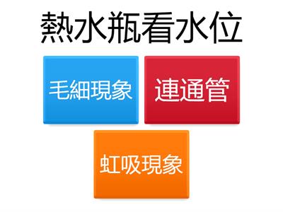 毛細、連通、虹吸現象