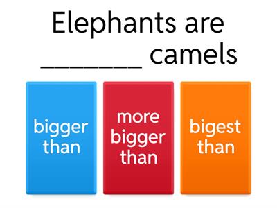 Comparative: Superiority & Equality