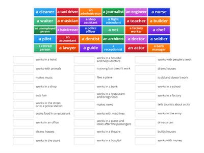 English File A1 jobs