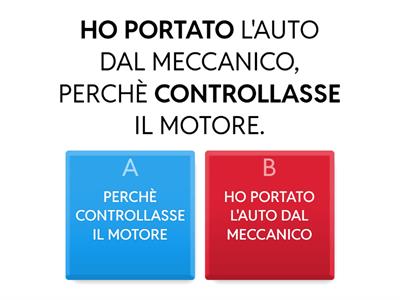 ANALISI del PERIODO: CROCETTA LA PROPOSIZIONE PRINCIPALE