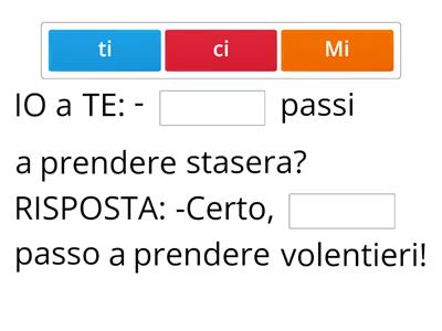 A2-Completa con i PRONOMI DIRETTI