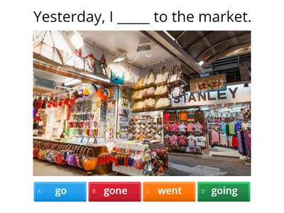 Get ready for Movers - Unit 4 - Past simple