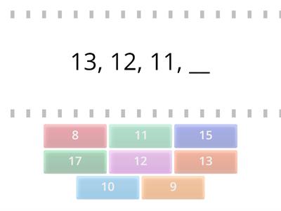 Counting Backwards from 20