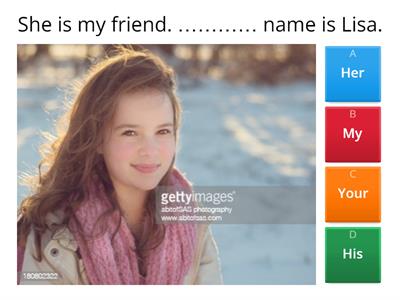 チェック！　 my/his/her/your/our/their/its