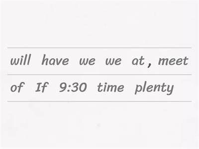 conditional sentences