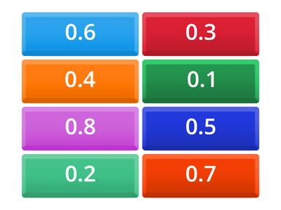 Make a whole - decimals (tenths)