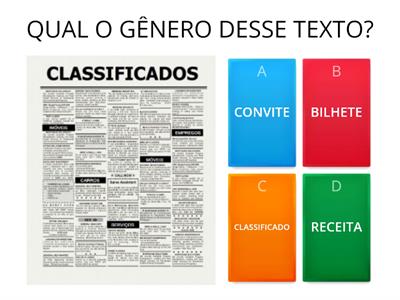 Genero Classificado 